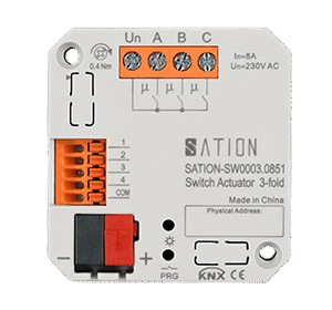 3 Fold 8A Flush Mount Switch Actuator