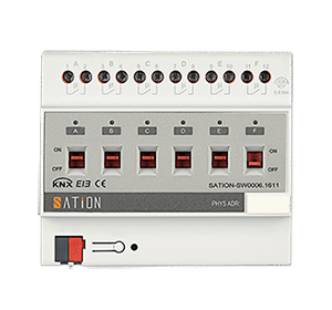 6 Fold 16A Switch Actuator