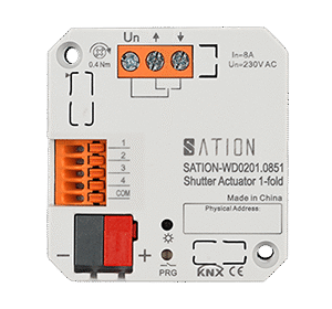 1 Fold Flush Mount Shutter Actuator